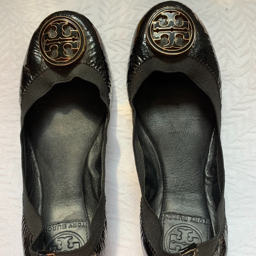 Black Tory Burch Flats